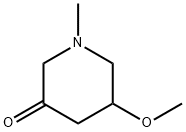 5-甲氧基-1-甲基-3-哌啶酮, 346655-76-3, 结构式