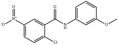 2-chloro-N-(3-methoxyphenyl)-5-nitrobenzamide Structure