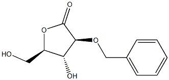 2-O-Benzyl-D-arabinoic acid γ-lactone 结构式