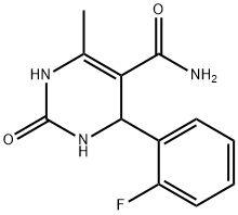 5-Pyrimidinecarboxamide,4-(2-fluorophenyl)-1,2,3,4-tetrahydro-6-methyl-2-oxo-(9CI) Structure