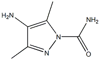 1H-Pyrazole-1-carboxamide,4-amino-3,5-dimethyl-(9CI) Structure