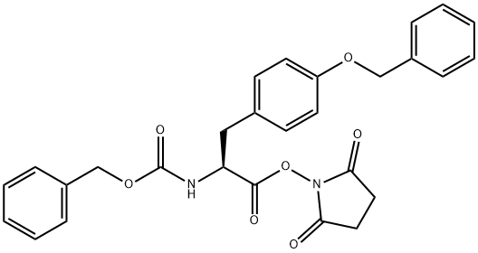 CARBOBENZYLOXY-O-BENZYL-L-TYROSINE N-HYDROXYSUCCINIMIDE ESTER Structure