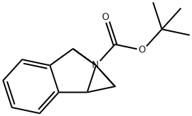 1,1a,6,6a-Tetrahydro-1,6-epiminocycloprop[a]indene-7-carboxylic acid tert-butyl ester Structure
