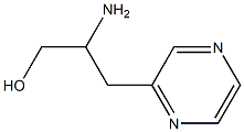 Pyrazinepropanol,  -bta--amino-  (9CI) Structure