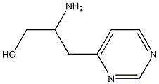 4-Pyrimidinepropanol,  -bta--amino- Structure