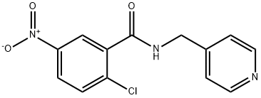 2-chloro-5-nitro-N-(pyridin-4-ylmethyl)benzamide,349084-41-9,结构式