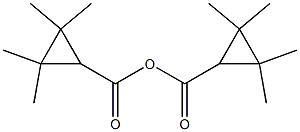 Bis(2,2,3,3-tetramethyl-1-cyclopropanecarboxylic)anhydride,34909-60-9,结构式