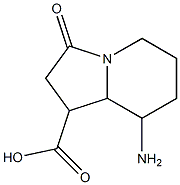 1-Indolizinecarboxylicacid,8-aminooctahydro-3-oxo-(9CI)|