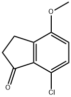 7-Chloro-4-methoxy-indan-1-one 化学構造式
