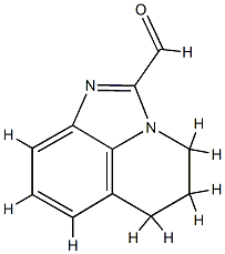 4H-Imidazo[4,5,1-ij]quinoline-2-carboxaldehyde,5,6-dihydro-(9CI) Structure