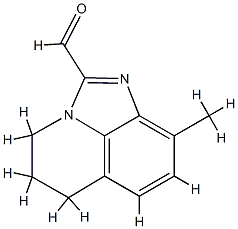 4H-Imidazo[4,5,1-ij]quinoline-2-carboxaldehyde,5,6-dihydro-9-methyl-(9CI),34926-34-6,结构式