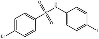 4-bromo-N-(4-iodophenyl)-benzenesulfonamide（WS203363） 化学構造式