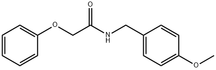 N-(4-methoxybenzyl)-2-phenoxyacetamide Structure