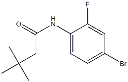 N-(4-bromo-2-fluorophenyl)-3,3-dimethylbutanamide Structure