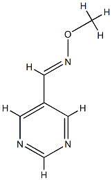 5-Pyrimidinecarboxaldehyde, O-methyloxime, [C(E)]- (9CI) 结构式