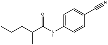 N-(4-cyanophenyl)-2-methylpentanamide,349579-03-9,结构式