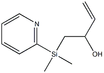 3-Buten-2-ol,1-(dimethyl-2-pyridinylsilyl)-(9CI),349612-10-8,结构式