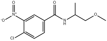 4-chloro-N-(1-methoxypropan-2-yl)-3-nitrobenzamide Structure