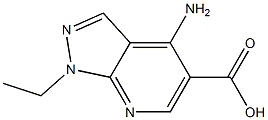 1H-Pyrazolo[3,4-b]pyridine-5-carboxylicacid,4-amino-1-ethyl-(9CI) Structure