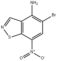 5-Bromo-7-nitrobenzo[d]isothiazol-4-amine Structure