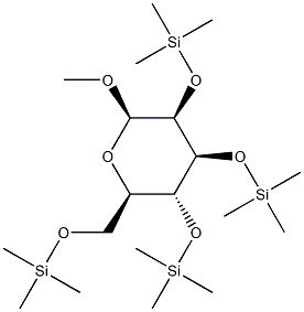 Methyl 2-O,3-O,4-O,6-O-tetrakis(trimethylsilyl)-β-D-mannopyranoside|