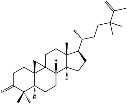 24,24-ジメチル-9β,19-シクロ-5α-ラノスタ-25-エン-3-オン 化学構造式