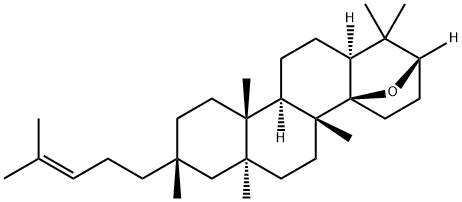 3β,10β-Epoxy-18,19-seco-D:B-friedolup-19-ene 结构式
