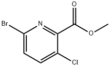 6-溴-3-氯吡啶甲酸甲酯,350602-14-1,结构式