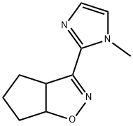 4H-Cyclopent[d]isoxazole,3a,5,6,6a-tetrahydro-3-(1-methyl-1H-imidazol-2-yl)-(9CI),351031-52-2,结构式