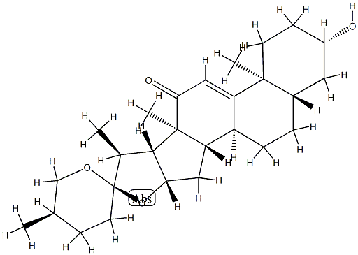 (25R)-3β-Hydroxy-5α-spirost-9(11)-en-12-one|