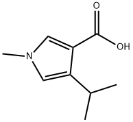 1H-Pyrrole-3-carboxylicacid,1-methyl-4-(1-methylethyl)-(9CI),351416-88-1,结构式