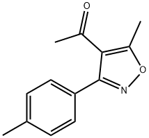 Ethanone, 1-[5-Methyl-3-(4-Methylphenyl)-4-isoxazolyl]- 化学構造式