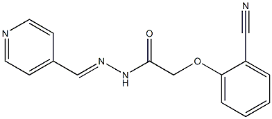 352337-43-0 2-(2-cyanophenoxy)-N'-(4-pyridinylmethylene)acetohydrazide