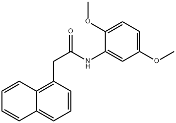 N-(2,5-dimethoxyphenyl)-2-(1-naphthyl)acetamide Structure