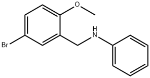 N-(5-bromo-2-methoxybenzyl)aniline Structure