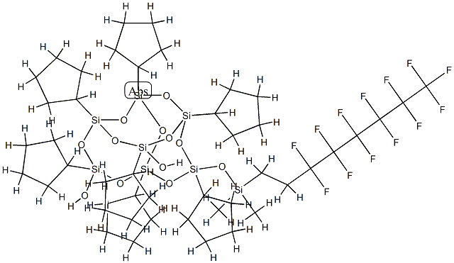 ((DIMETHYL(PERFLUOROHEXYL)ETHYL)SILYLO& Struktur