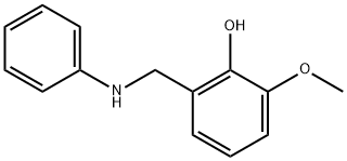 2-methoxy-6-[(phenylamino)methyl]phenol,3526-40-7,结构式