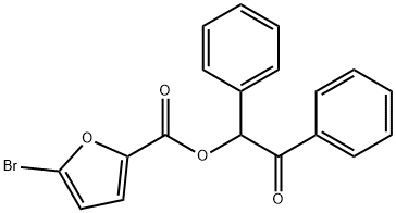 2-oxo-1,2-diphenylethyl 5-bromo-2-furoate Structure