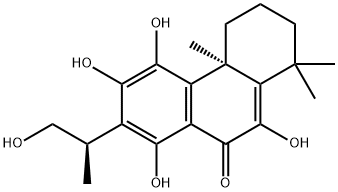 (15R)-6,11,12,14,16-Pentahydroxyabieta-5,8,11,13-tetren-7-one Struktur