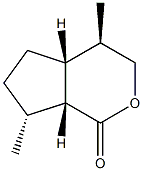 (4R)-4,4aα,5,6,7,7aα-Hexahydro-4α,7β-dimethylcyclopenta[c]pyran-1(3H)-one|