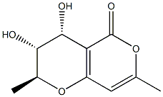 2H,5H-Pyrano[4,3-b]pyran-5-one, 3,4-dihydro-3,4-dihydroxy-2,7-dimethyl-, (2R,3S,4S)-rel- (9CI)|