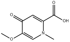 5-甲氧基-1-甲基-4-氧代-1,4-二氢吡啶-2-羧酸 结构式
