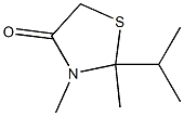 4-Thiazolidinone,2,3-dimethyl-2-(1-methylethyl)-(9CI) 结构式