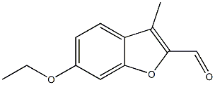 2-Benzofurancarboxaldehyde,6-ethoxy-3-methyl-(9CI) 化学構造式