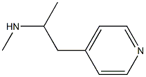 4-Pyridineethanamine,N,alpha-dimethyl-(9CI) 结构式