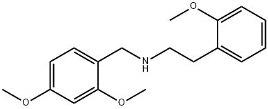 N-(2,4-dimethoxybenzyl)-2-(2-methoxyphenyl)ethanamine 化学構造式