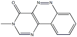 3-methylpyrimido[5,4-c]cinnolin-4(3H)-one 化学構造式