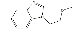 1H-Benzimidazole,1-(2-methoxyethyl)-5-methyl-(9CI) Structure