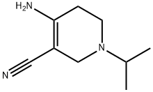 3-Pyridinecarbonitrile,4-amino-1,2,5,6-tetrahydro-1-(1-methylethyl)-(9CI) 结构式