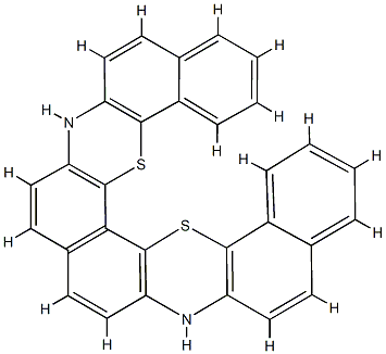 3H,8H-Benzo[c]benzo[6,7]phenothiazino[4,3-h]phenothiazine,35461-38-2,结构式